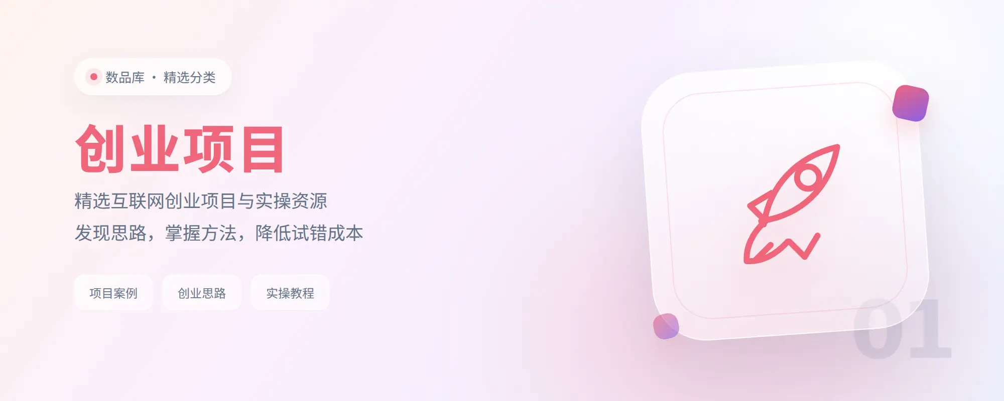 分类-创业项目-数品库