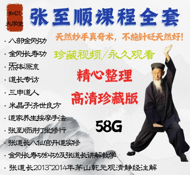 图片[1]-58G八部金刚功与中医按摩养生视频课程合集-数品库