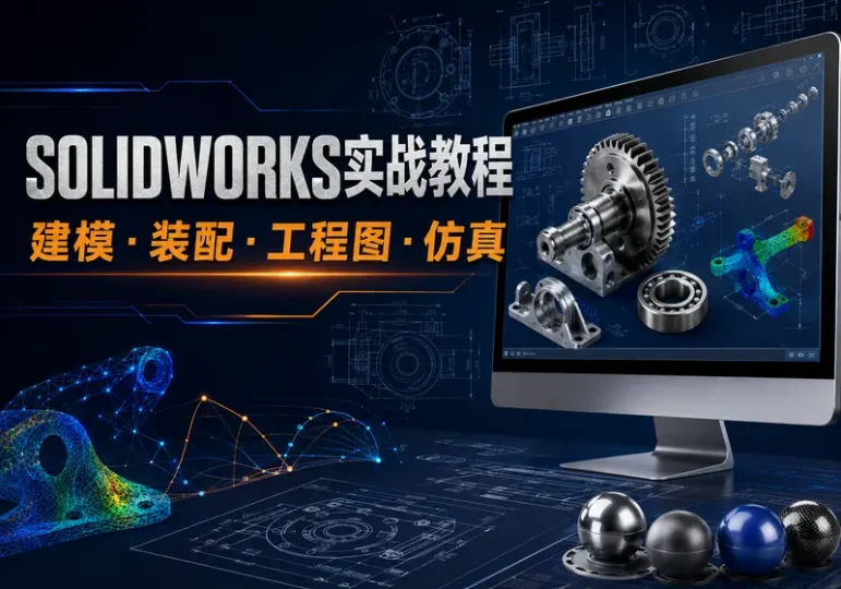 SOLIDWORKS中文版自学教程:机械建模装配与仿真实战-数品库
