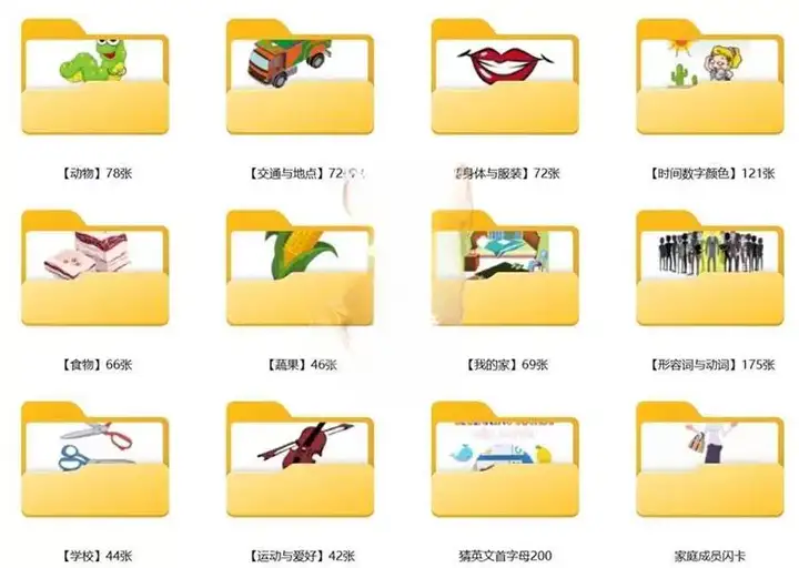 图片[3]-5000+款英语单词闪卡PDF幼儿小学启蒙资料-数品库