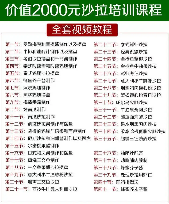 图片[3]-轻食沙拉商用配方教程：酱汁搭配与外卖备餐流程-数品库