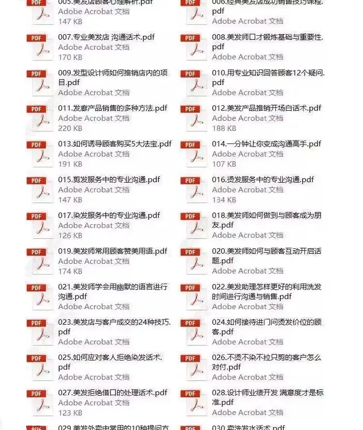 图片[2]-60套美发店销售沟通话术与顾客成交技巧资料-数品库