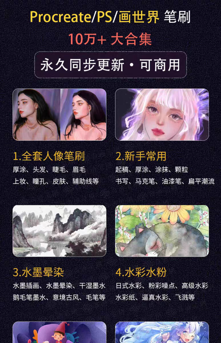图片[3]-Procreate零基础插画教程与iPad板绘素材合集-数品库
