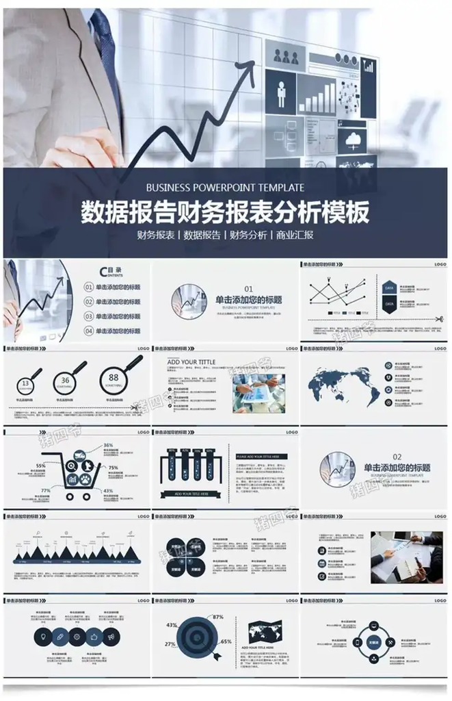 图片[4]-310套财务报告PPT模板与会计年终汇报素材-数品库