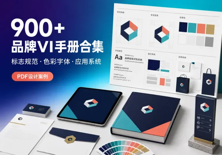 900+品牌VI手册与企业视觉识别规范PDF合集-数品库