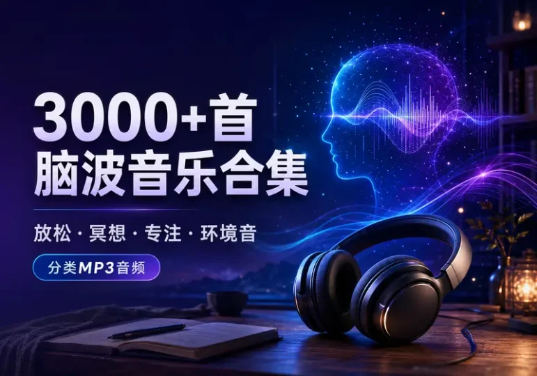 3000+首阿尔法脑波轻音乐与环境音MP3合集-数品库