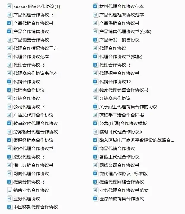 图片[5]-780套公司合作协议Word模板多行业分类合集-数品库
