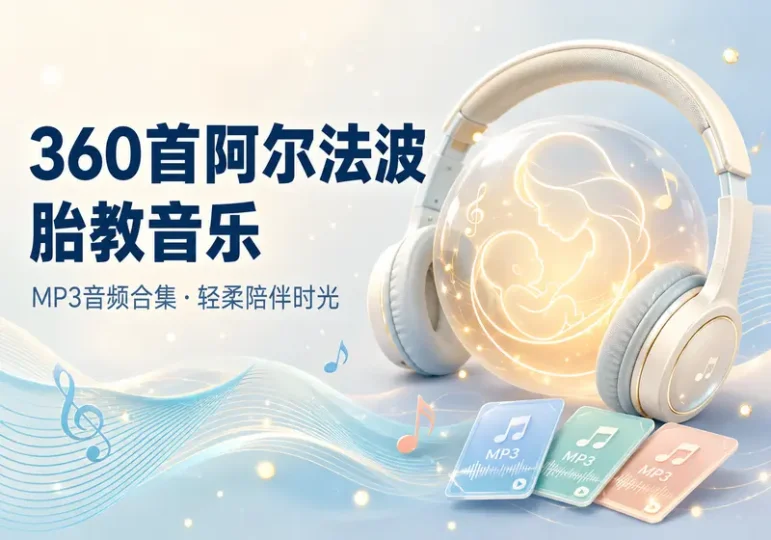 360首阿尔法波胎教音乐MP3音频精选合集-数品库