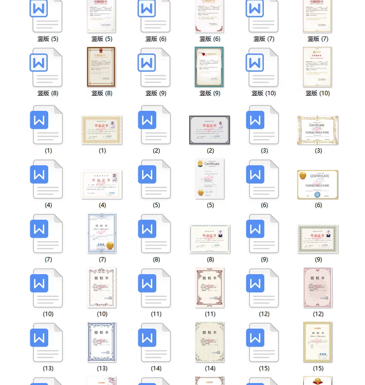 图片[5]-400套企业个人授权证书Word模板实用合集-数品库