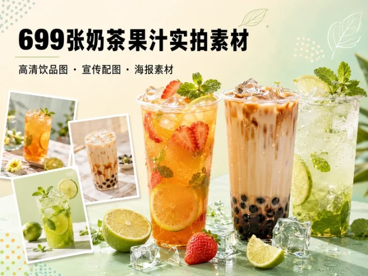 699张奶茶果汁高清实拍图片素材合集，宣传设计一次收齐-数品库