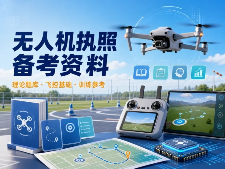 CAAC无人机执照备考资料:理论题库与飞控训练-数品库