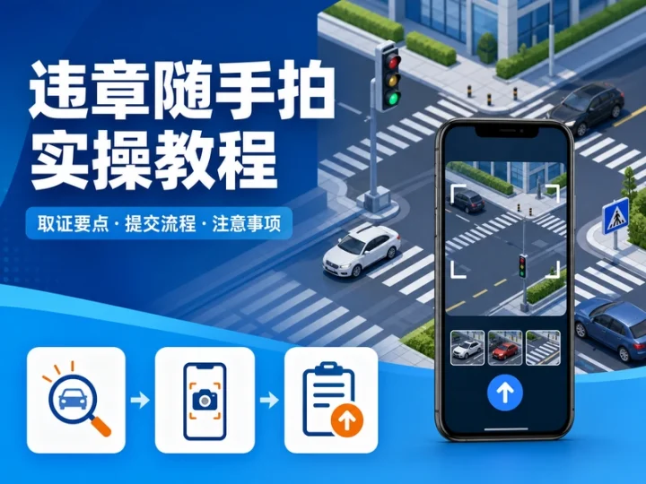 交通违章随手拍项目教程:取证流程与提交指南-数品库