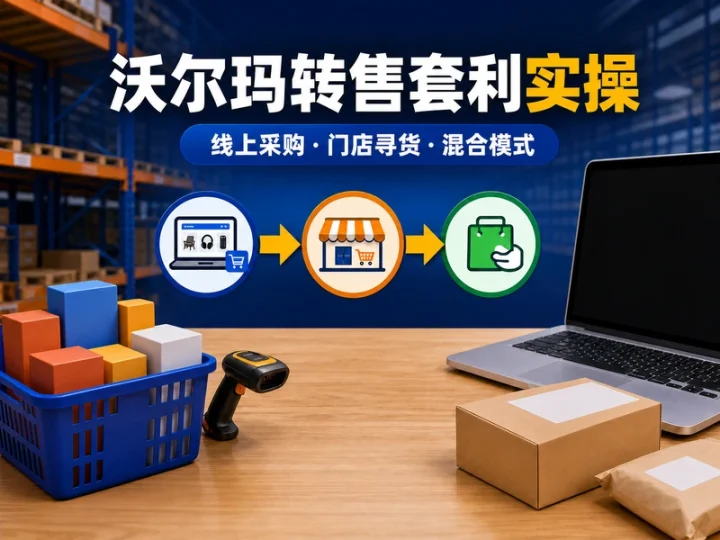 沃尔玛转售套利实操课:三种采购模式与运营指南-数品库