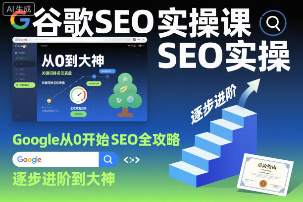 图片[1]-谷歌SEO从零进阶实操课：关键词研究与独立站优化指南-数品库