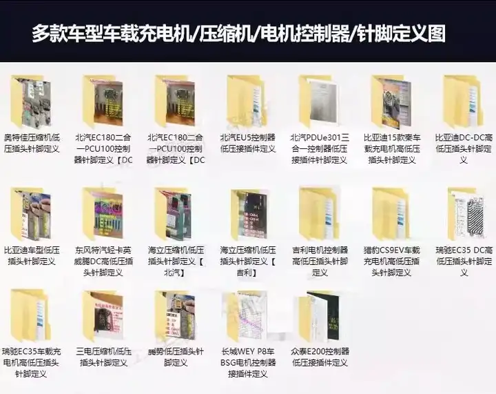 图片[3]-新能源汽车三电维修拓扑针脚图与控制器资料合集-数品库