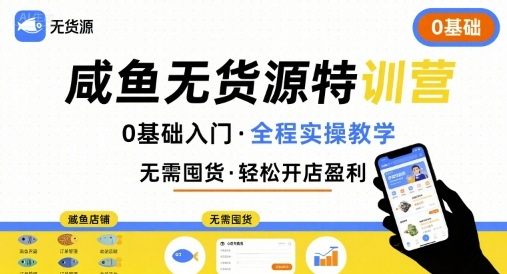 图片[1]-闲鱼无货源实操课程与26个冷门项目思路合集-数品库