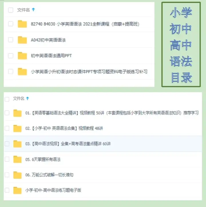图片[3]-小学初中高中英语语法PPT与专项练习资料合集-数品库