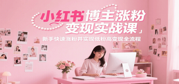 图片[1]-小红书博主运营实战PRO版9期涨粉变现教程-数品库