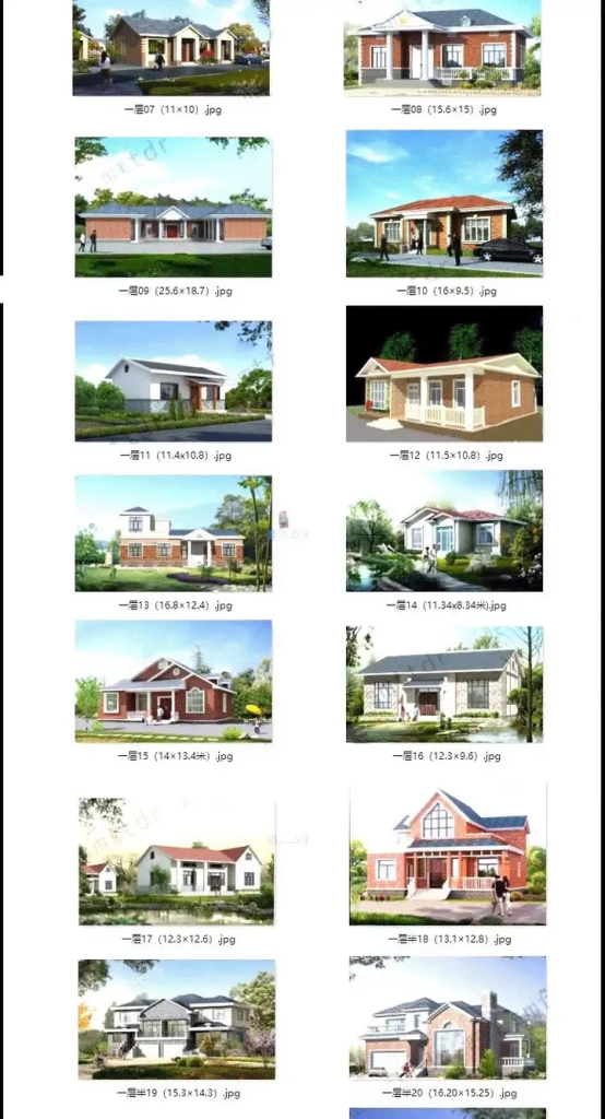 图片[3]-38套农村自建房图纸合集含一层与一层半设计方案-数品库