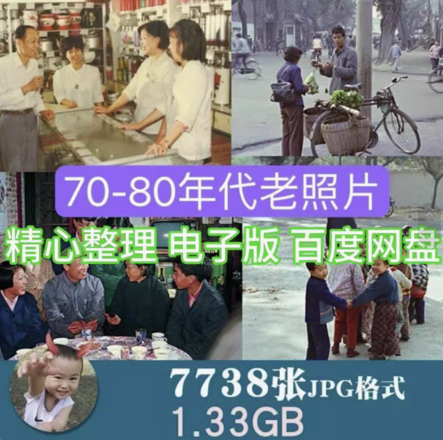 图片[1]-7738张中国70—80年代城市生活老照片人文摄影合集-数品库