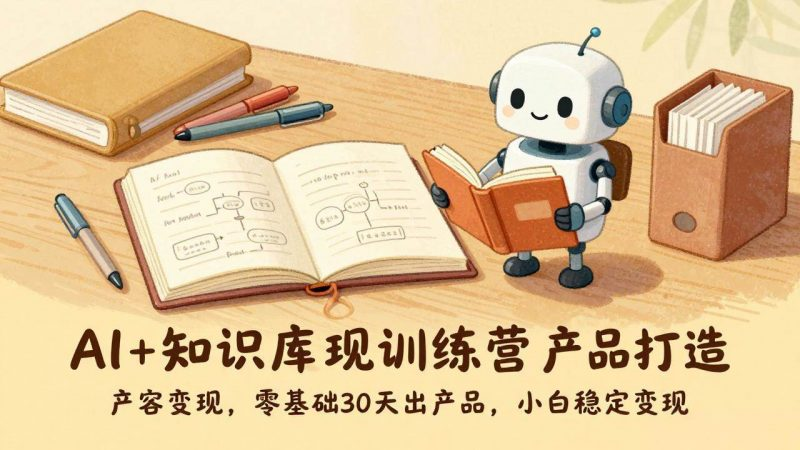 图片[1]-AI知识库产品实战课：选题创作与多平台运营-数品库