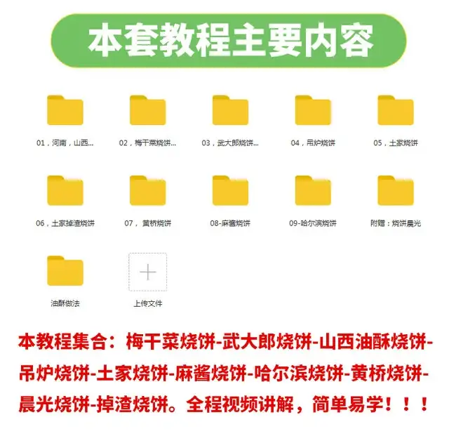 图片[3]-9种烧饼制作技术教程：配方工艺与小吃摆摊参考-数品库