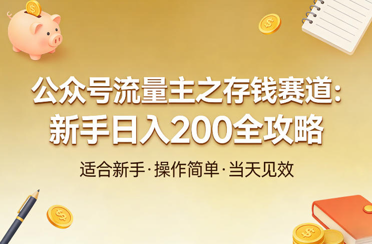 图片[1]-公众号流量主存钱赛道入门：内容运营实操指南-数品库
