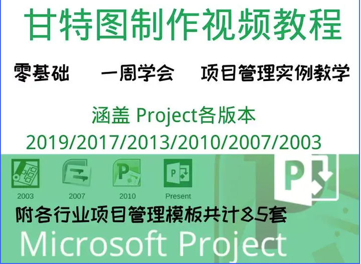 图片[8]-Project项目管理视频教程：计划排期与进度控制-数品库
