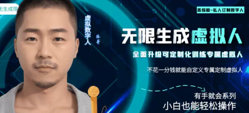 图片[1]-专属虚拟数字人制作教程：形象训练与口播视频实操-数品库