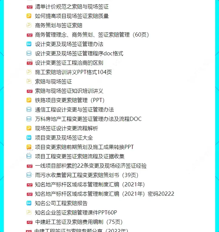 图片[3]-280套建筑工程变更签证与索赔管理资料合集-数品库