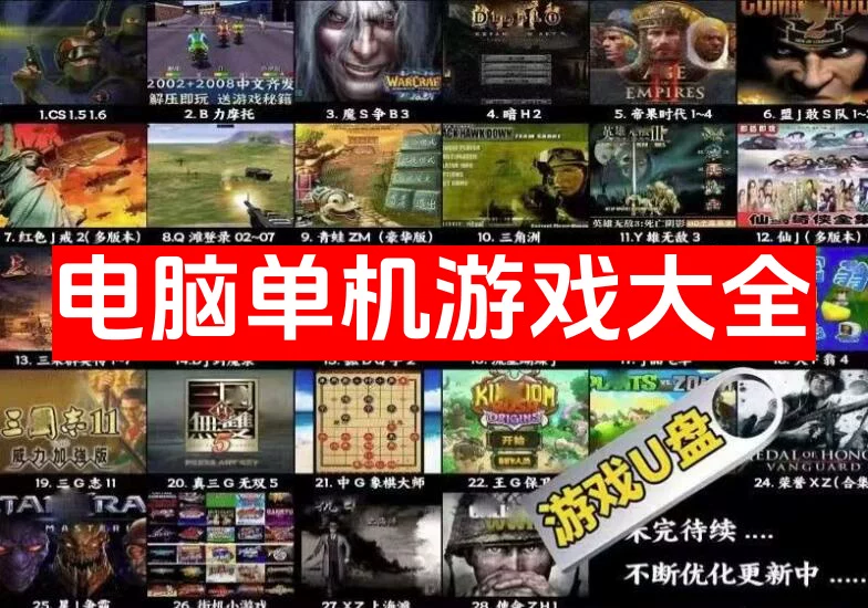 图片[1]-56.4GB电脑经典怀旧单机游戏高速U盘整理合集-数品库