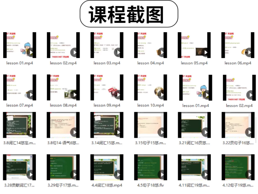 图片[4]-粤语零基础高清视频教程合集从广东话发音学到场景表达-数品库