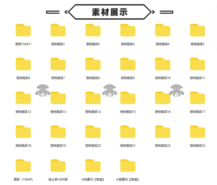 图片[2]-31000款萌宠猫狗搞笑短视频直播剪辑素材合集-数品库