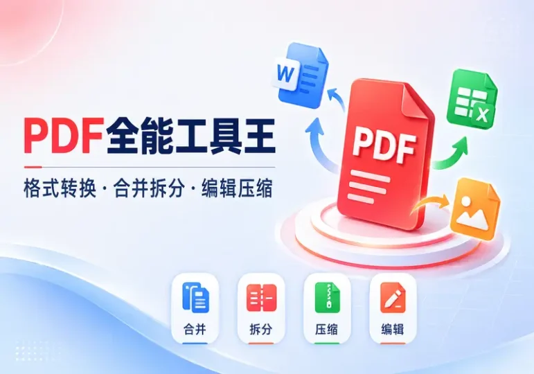 PDF全能工具王：格式转换与编辑压缩实用工具-数品库
