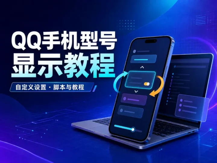 手机QQ在线型号自定义修改脚本及操作教程-数品库