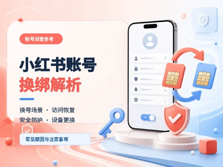 小红书账号换绑原因解析与安全设置实用指南-数品库