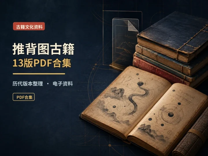 推背图古籍PDF资料合集13种历代版本整理-数品库