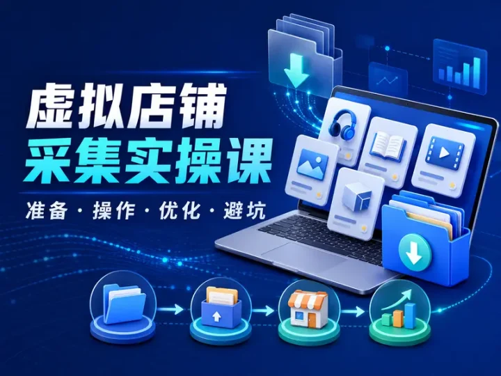 淘宝虚拟整店搬运采集实操教程:从前期准备到后期优化-数品库