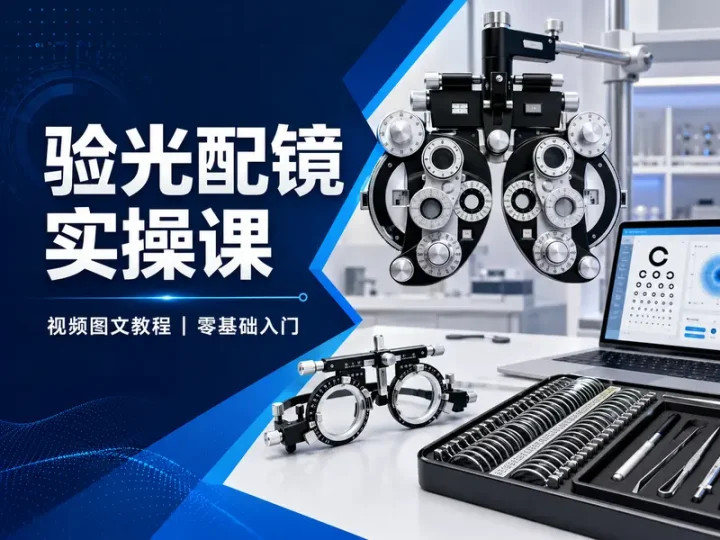 90份验光配镜技术教程合集：视频图文与PPT资料-数品库